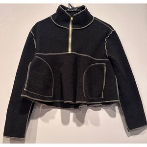 Urban Outfitters Contrast Stitching Fleece Sweater